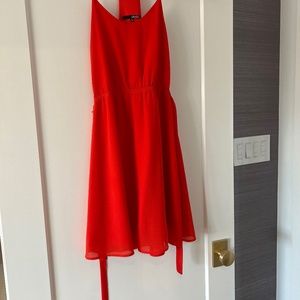 Red sundress